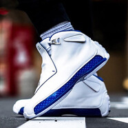 耐克（NIKE）男鞋Air Jordan 18  AJ18 黑藍(lán)運(yùn)動(dòng)休閑鞋籃球鞋 AA2494-106 43