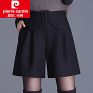 皮爾卡丹（pierre cardin）蝴蝶結(jié)短褲新款2025春秋高腰顯瘦a字褲秋冬配靴子外穿靴褲女秋款 黑色 27 二尺