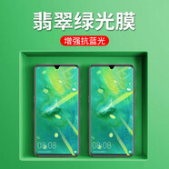 【2片裝】駱尊 適用華為mate20鋼化膜防窺Mate20X/5G版抗藍(lán)光mate20pro手機(jī)貼膜 【Mate20X/5G】翡翠綠光膜濾光護(hù)眼*2片裝