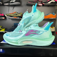 李寧李寧籃球鞋音速11 V2子透氣?絲高彈籃球專(zhuān)業(yè)比賽鞋ABAT045大碼45 ABAT045-3 島嶼藍 45