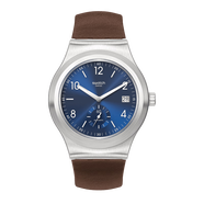 斯沃琪（Swatch）瑞士手表 金屬 裝置51 雕刻時(shí)光 男士自動(dòng)機(jī)械表 YVS488G
