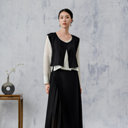 桃氣佳人【煙波荷影】襯衫夏季女士襯衫新款洋氣國風(fēng)日常上衣新中式女裝 馬甲 S碼