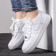 耐克（NIKE）女鞋新品AIR FORCE 1運(yùn)動(dòng)鞋純白低幫板鞋AF1空軍一號休閑鞋 314192-117 42