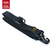 MAXGEAR1英寸背包肩帶結實(shí)耐磨便攜快速調節多功能戶(hù)外背包工具箱配件 黑色