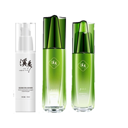 溪秀護膚品洗面奶補水保濕乳液面霜氣墊bb套盒潔面乳小綠膜  3件套【洗面奶+拍拍水+拍拍乳】