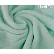 京弗 法蘭絨面料毛毯睡衣服裝布料超柔毛絨布料寶寶布料 淺綠色