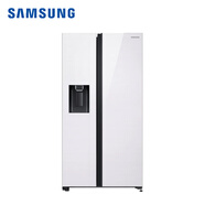 三星（SAMSUNG）635升大容量對開門雙開門冰箱 金屬勻冷自動制冰機 凈味清新智能變頻 官翻機 極地白 RS64R53E71L/SC
