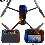 HIFLY適用于DJI大疆Mavic 3 Pro RC遙控器Pro貼紙遙控全包防水貼膜配件 M3P-05貼紙 御3 Pro RCPro帶屏 全包