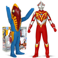 萬(wàn)代奧特曼蛋玩具澤塔賽羅迪迦銀河人偶超決戰怪獸超變身玩偶公仔模型 夢(mèng)比優(yōu)斯熾熱勇氣形態(tài)超決戰美特隆星人69007