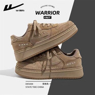 回力男鞋春秋季新款百搭透氣情侶板鞋男士休閑運動(dòng)鞋潮流學(xué)生鞋子男 卡其色/S-1690L 37