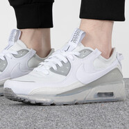 耐克（NIKE）運動(dòng)鞋男鞋2025秋冬季新款AIR MAX 90氣墊減震休閑鞋跑步鞋 DQ3987-101白色 41