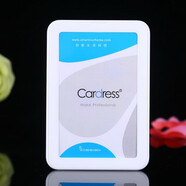 卡德仕cardress無(wú)孔雙面透明證件卡套帶伸縮易拉扣掛繩定制印刷嘉賓證展會(huì )證吊牌門(mén)禁卡IC卡保護套 G4白色豎版單卡套 1個(gè)
