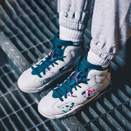 耐克（NIKE）女鞋Air Jordan 6 Floral GS AJ6高幫籃球鞋 543390-153 35.5