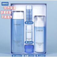 蘭芝蘭芝韓國致美青春緊顏水乳套裝補水保濕抗皺緊致護膚品化妝品套盒 蘭芝新水庫套盒-清爽型