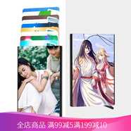 琪莫KEMY卡包男女卡通潮牌卡套防盜刷卡夾防消磁收納大容量自動(dòng)彈出式 10卡位【雙面定制3D彩印】默認(rèn)黑色