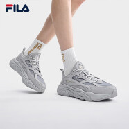 斐乐（FILA）火星鞋1S男鞋复古运动鞋新款轻便回弹跑步鞋 薄雾灰-HA 39