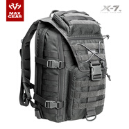 MAXGEAR X7戰(zhàn)術(shù)雙肩包男多功能電腦背包軍迷戶外休閑時尚個性旅行 魔灰色