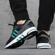 阿迪達(dá)斯 （adidas）男鞋秋季新款潮流鞋EQT緩震運(yùn)動(dòng)鞋透氣休閑跑步鞋 FW4815/EQT/灰黑藍(lán) 42