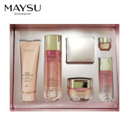 美素（MAYSU） 美素套盒护肤品补水保湿 小玫瑰礼盒：洁面+水+霜+眼霜