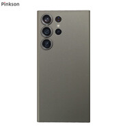 Pinkson 三星S25/S23/S24 Ultra手機殼超薄透明全包磨砂硬殼防指紋PP材質(zhì)不變黃散熱男士新潮款軟 【透黑色】輕薄防指紋 【三星Gaxaly S24】