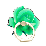 億城 手機支架閃粉愛(ài)心多功能多用支架指環(huán)扣支架床頭桌面支架手機平板便攜通用支架懶人支架金屬支架 草綠玫瑰花