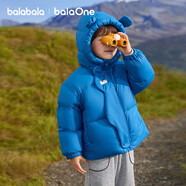 巴拉巴拉balaOne兒童羽絨服男童女童冬連帽外套保暖2025三防209425107205