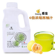 Doking盾皇6倍濃縮果汁1.6L檸檬汁青檸汁奶茶飲料濃漿橙汁水蜜桃草莓汁 西柚汁 1.6L*1瓶