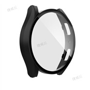 睿思派適用三星手表watch6保護(hù)殼galaxy watch6保護(hù)套全包鋼化classic殼膜一體防摔男女 【黑色】殼膜一體防摔耐磨 適用三星Watch640mm