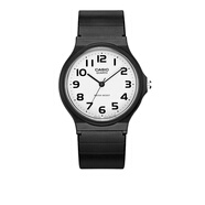 卡西歐（CASIO）手表學(xué)生小黑表簡(jiǎn)約指針石英電子表 手表男女考試手表時(shí)尚運動(dòng)表 MQ-24-7B2 33mm小表盤(pán)