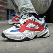 耐克（NIKE）男鞋老爹鞋2025秋季新款ZOOM  M2K運(yùn)動(dòng)鞋透氣緩震休閑鞋跑步鞋 AV4789-100白橙藍(lán)走秀款 42