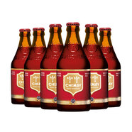 智美（Chimay） 紅帽啤酒 330ml*6瓶 修道院精釀 比利時(shí)進(jìn)口 雙料啤酒
