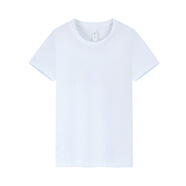 短袖t恤印字夏季工作服純棉圓領(lǐng)班服文化廣告衫做訂可制定logo 200g白色 S