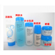 詩(shī)迪娜八杯水補水保濕乳液禮盒套裝8杯水護膚化妝美容爽膚水默認 美顏補水六件