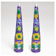 戎夏古代裝指甲套宮廷嬪妃假長(cháng)指甲套手指套護甲加厚如懿傳延禧攻同款 金色黃底款2個(gè)