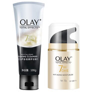 玉蘭油（OLAY） 多效修護霜防曬霜醒膚水潔面乳眼霜爽膚水7效修護 修護霜+潔面乳