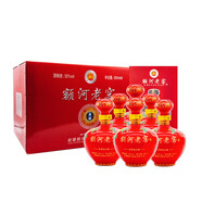 額河新疆阿勒泰額河老窖52度白酒送禮高度純糧濃香型紅瓶接待酒 52%vol 500mL 6瓶 紅瓶