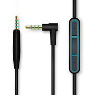 威焱 適用于創(chuàng  )新Live2音頻耳機線(xiàn) 3.5mm轉2.5mm線(xiàn)控調音量麥克風(fēng)安卓蘋(píng)果 黑色3.5轉2.5帶麥TPE音頻線(xiàn)