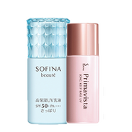 蘇菲娜（SOFINA）（Sofina）芯美顏日間倍護防曬乳Sofina防曬霜白小花藍小花 藍小花清爽+控油隔離