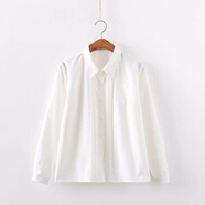 圣洛鋒 原創(chuàng)JK制服少女銀線格裙女學(xué)生百褶裙半身裙學(xué)院風(fēng) 風(fēng)琴褶長(zhǎng)袖 XS 腰圍（56-60）