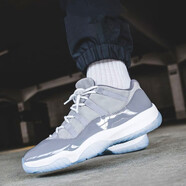 耐克（NIKE）男女鞋新款 Air Jordan 11 aj11 低幫復(fù)活節(jié)低幫休閑籃球鞋 528895-528896-003酷灰 42