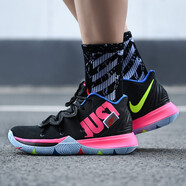 耐克（NIKE）男款Kyrie 5聯(lián)名黑橙歐文5代全新運(yùn)動(dòng)休閑鞋氣墊實(shí)戰(zhàn)緩震籃球鞋 AO2918-AO2919-003 42.5