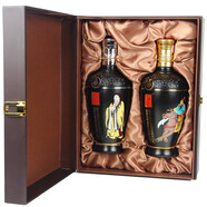 五糧液股份出品高度白酒 文武圣酒 禮盒裝 婚宴送禮酒 52度 639mL 4瓶