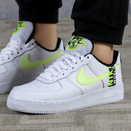 耐克（NIKE）新款 空軍一號(hào) AF1 男女鞋低幫純白運(yùn)動(dòng)板鞋AR7719-100 CK6924-101 換鉤白熒光綠 35.5