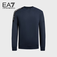 阿瑪尼EMPORIO ARMANI【禮物】EA7男士長袖圓領飾帶運動衛(wèi)衣