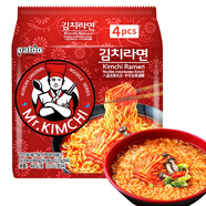 paldo韓國進(jìn)口八道方便面泡面拉面 泡菜湯面 460g(115g*4包入)