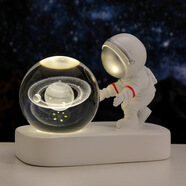來(lái)自星星的禮物籃球足球周邊手辦水晶球擺件七夕禮物送男友男生男孩兄弟生日禮物 土星