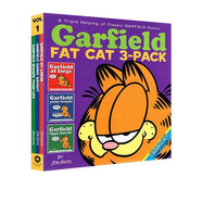 加菲貓英文原版漫畫 合集 故事三合一 Garfield Fat Cat 3 Pack 經(jīng)典趣味幽默漫畫 兒童圖畫故事書 Jim Davis進口原版書籍 綠山墻 加菲貓漫畫 三合一 1