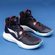李寧籃球鞋男鞋進(jìn)擊新款封鎖2韋德4音速6閃擊7馭帥1 097黑色 42