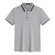 林中尋 polo文化衫定制工作服T恤定制工衣服裝企業(yè)工作服同學(xué)聚會(huì)班服 798淺灰 XL