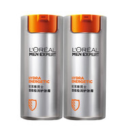 歐萊雅（L'OREAL）男士勁能極潤(rùn)護(hù)膚霜修護(hù)保濕補(bǔ)水舒緩干燥易吸收不油膩面霜乳男 勁能極潤(rùn)護(hù)膚霜2瓶裝共100ml